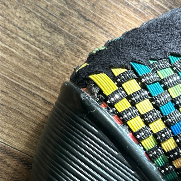 bernie mev. Multicolor Woven Wedges - Picture 12 of 13